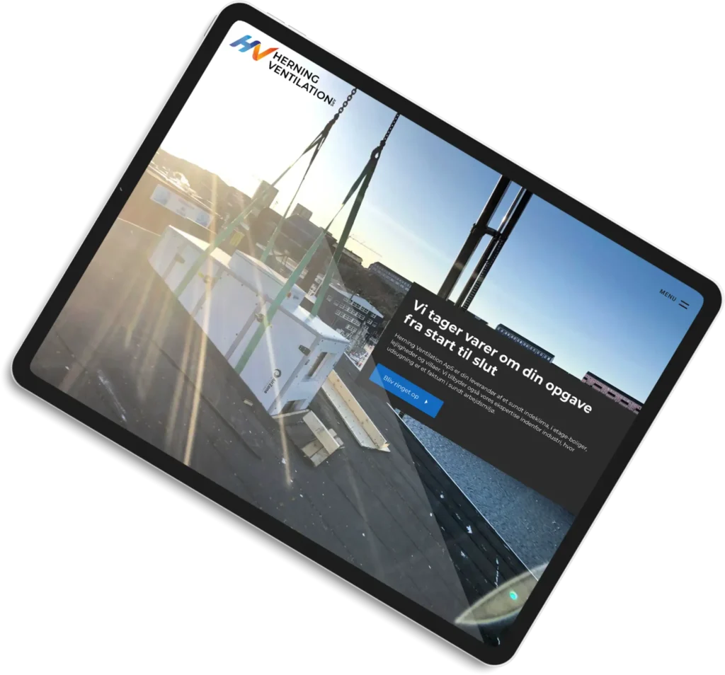 Skalerbart brand opbyggende hjemmeside design