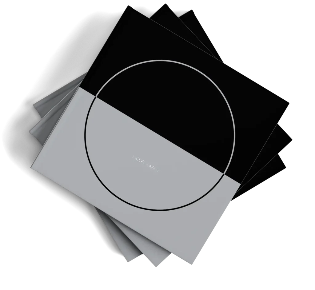 Jacob Jensen Design Studio brandbook i professionelt grafisk design